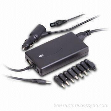 3-in-1 Universal Laptop AC Adapter in Smart Slim Appearance with 10pcs Different tips and 90W Power